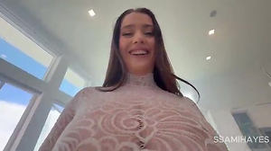 GIGANTIC BACKSIDE MILKY DOLL gets opened up by the  PHAT EBONY SPUNK-PUMP