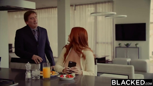 Redhead moved to stepdad's friend for scoring