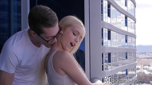 PASSION-HD Blonde Alex Grey fucked in a high rise with facial