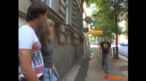 Horny hottie agrees to cuck her loser boyfriend