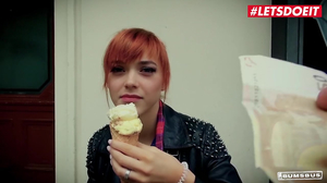 Hot German teen Anny Aurora is fucked hard in a bus - letsdoeit