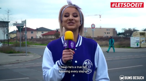 Thick PAWG gets interviewed before getting smashed - letsdoeit