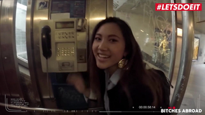 Hot Asian babe May Thai takes a huge cock on vacation - letsdoeit