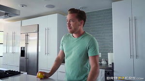 Experimenting lesbians gets the taste of an actual cock