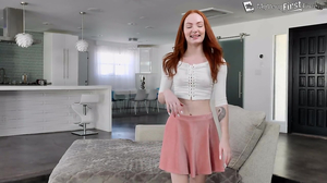 Red haired stunner craving passionate sex