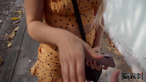 Blondes hairy hole gets stuffed full of D