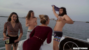 POV fucking movie featuring a busty sea slut