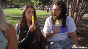 Impressive video starring two brunette bitches