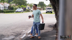 Awesome fuck movie with a red thong blonde bitch