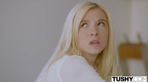 Flexible young teen looks ready for her first real test