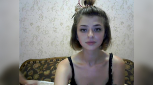 Perverted camgirl wears stockings while riding a BWC