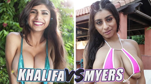BANGBROS -fury Battle Of The GOATs:rage Mia Khalifa vs Violet Myers