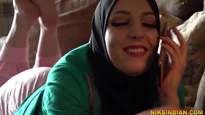 Muslim randi bhabhi fellates uncut Hindu firm-on and gets plowed