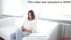 Flexible lean teenager drilled by agent