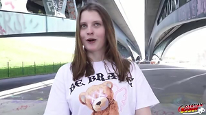 GERMAN SCOUT -anger Highly Very First Assfuck Fucky-Fucky for German Skylar Sugary-Sweet at Pick Up Casting in Berlin