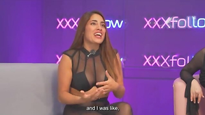 It wasn't a normal interview.anger.anger.fury phat- Paula Rojas finished up getting screwed hard