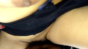 Frustrated stepmom fucked inside car on the highway